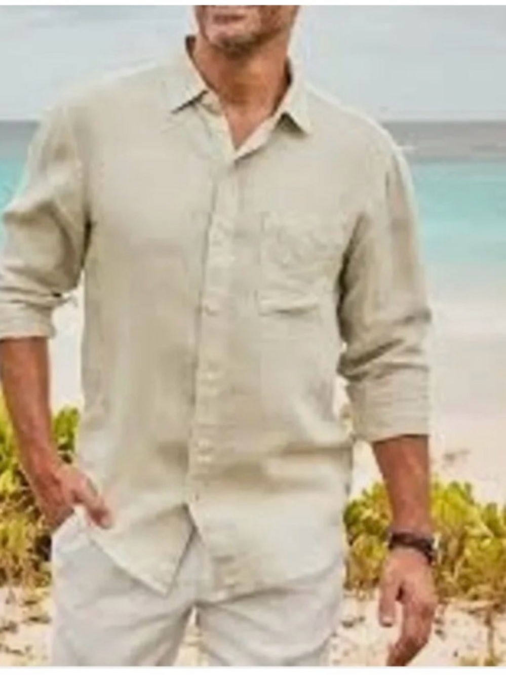 Tommy Bahama Sea Glass Breezer linen shirt